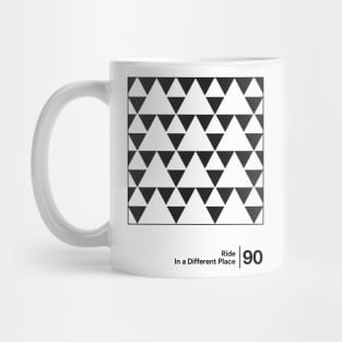 Ride - In A Different Place / Minimalist Style Artwork Mug